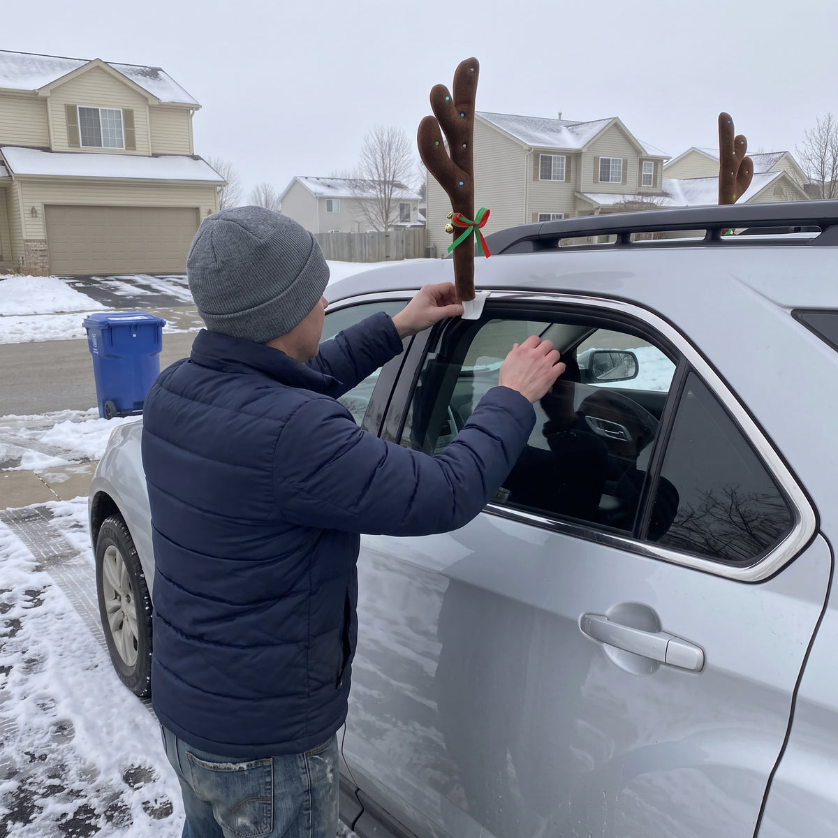 The Full Reindeer Kit – LED Antlers, Nose & Tail